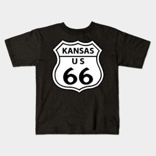 Route 66 - Kansas Kids T-Shirt